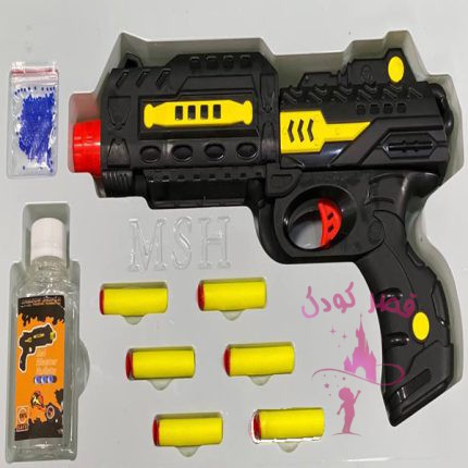 تفنگ اسباب بازی بچگانه مدل تیر ژله‌ای